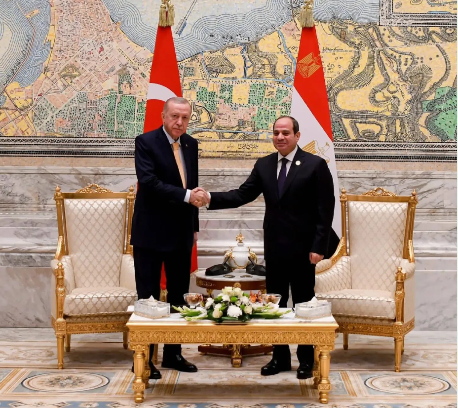 السيسي وإردوغان خلال لقائهما بالقاهرة في ديسمبر 2024 (الرئاسة المصرية)