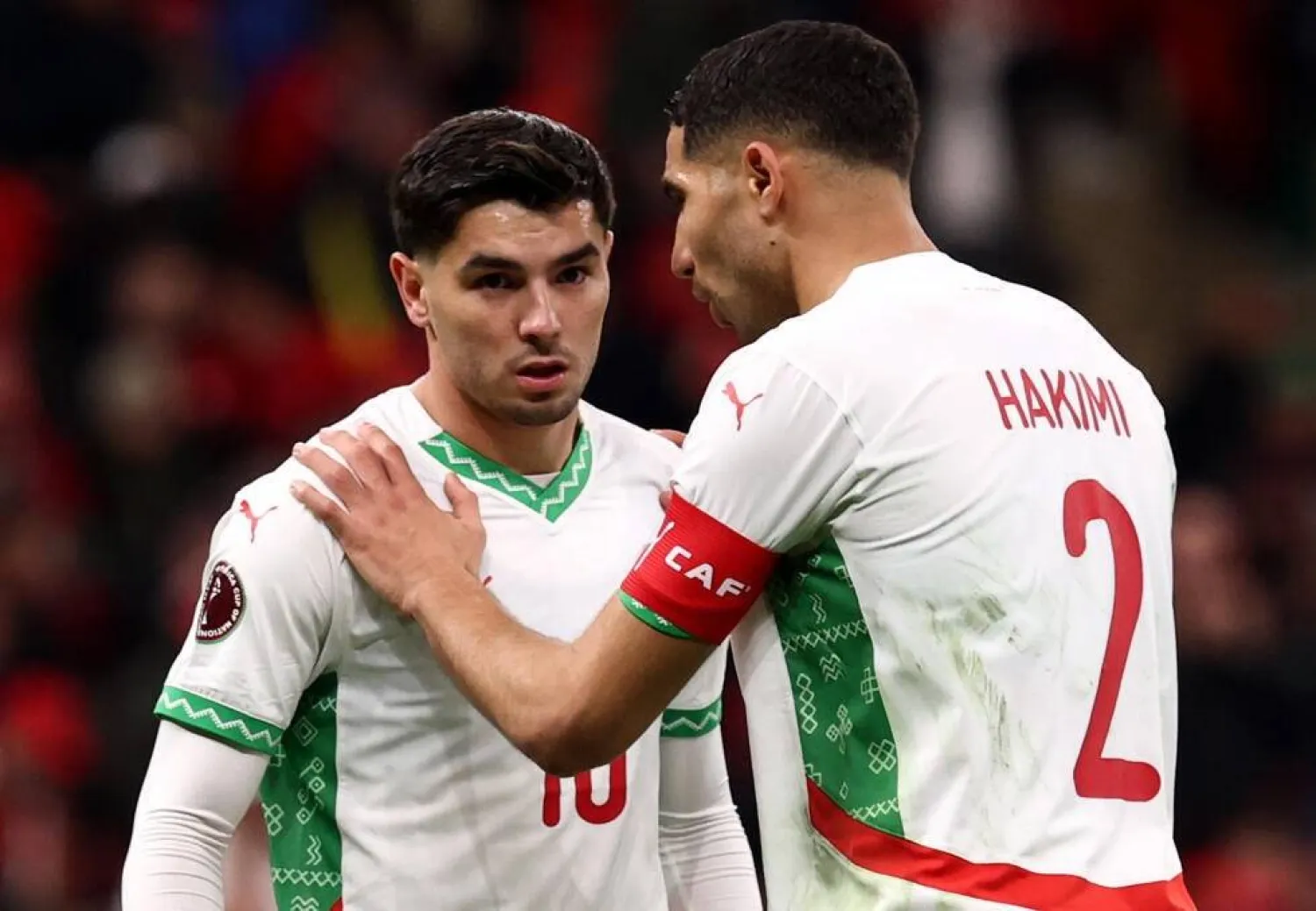 يعول المغرب كثيراً على حكيمي ودياز (أ.ف.ب)