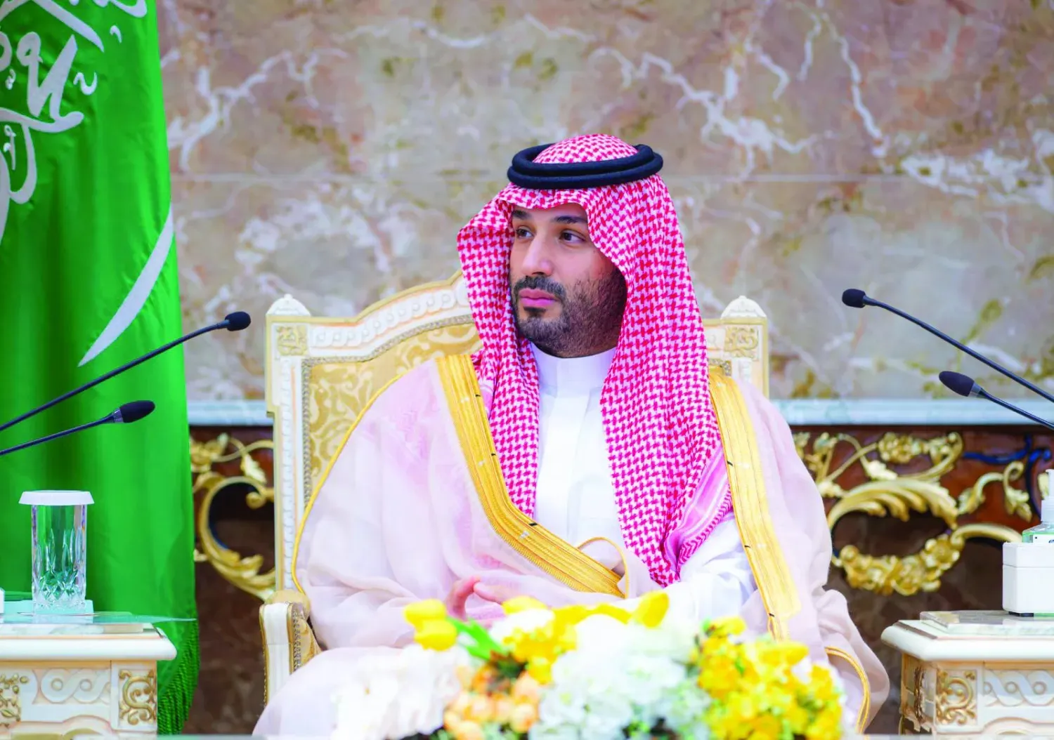 Suudi Arabistan Veliaht Prensi, Mina Sarayı'ndaki yıllık resepsiyonda (SPA)
