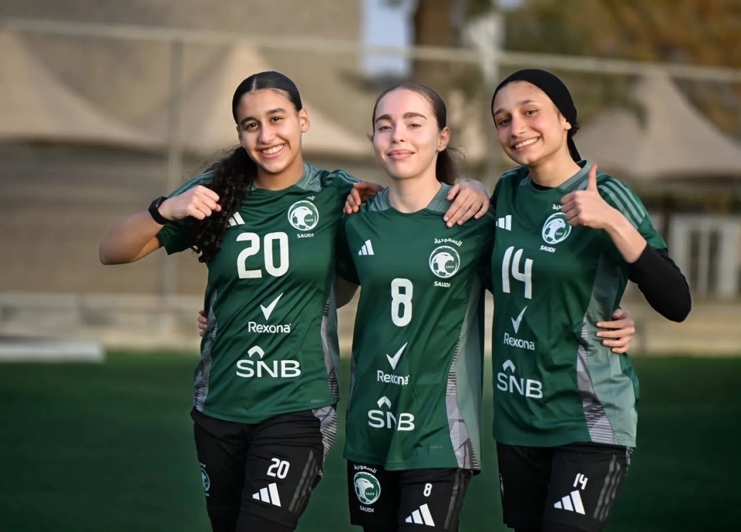 لاعبات الأخضر خلال معسكرهن التدريبي في مالطا (الاتحاد السعودي لكرة القدم)