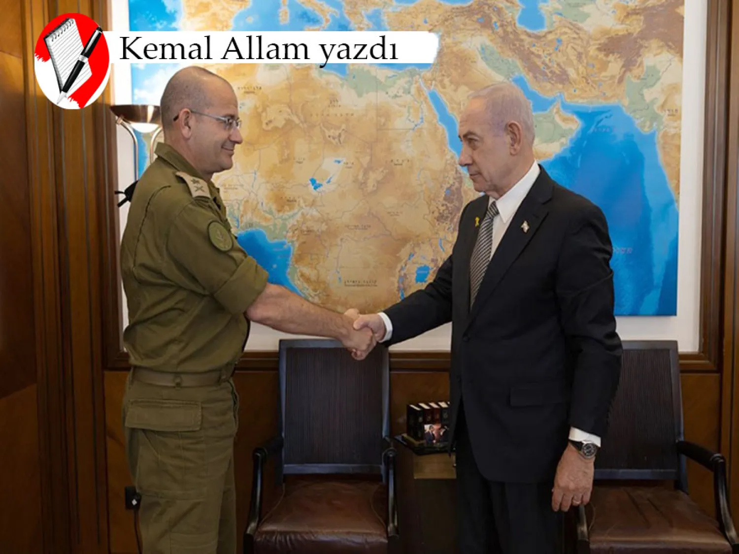 İsrail Başbakanı Binyamin Netanyahu ve Mossad Direktörü General Roman Gofman (gov.il)