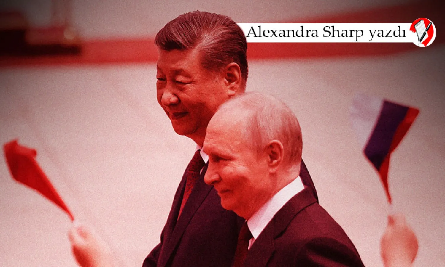 Rusya Devlet Başkanı Vladimir Putin ve Çin Devlet Başkanı Şi Cinping, Pekin’deki Büyük Halk Salonu’nda düzenlenen karşılama töreninde, 20 Mayıs 2026 (Reuters)