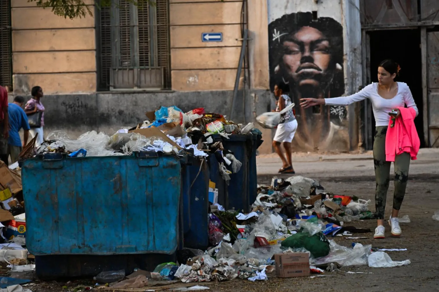 Aralık ayında bu fotoğrafların çekildiği başkentte kriz daha da büyüdü (AFP)