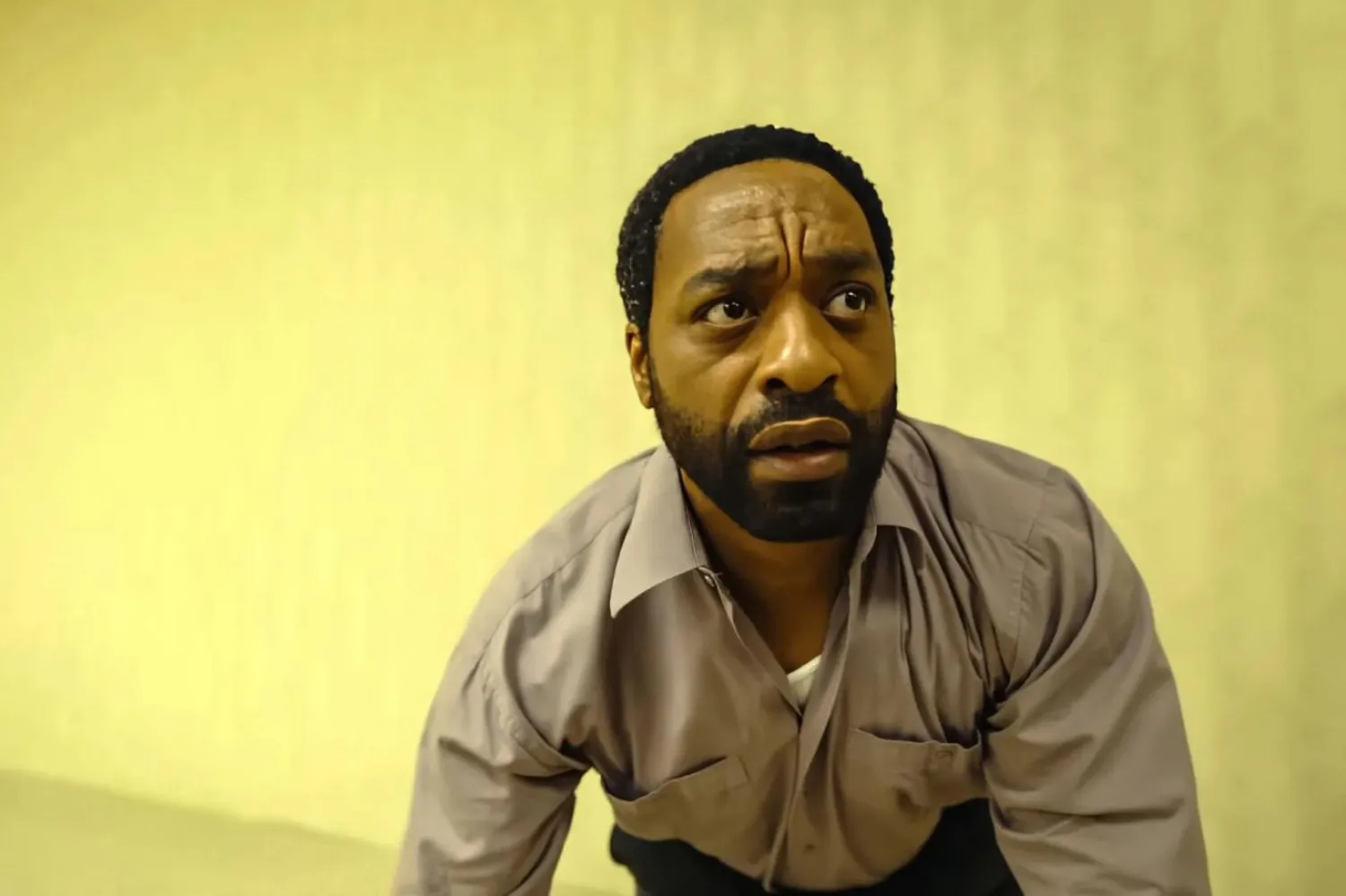 48 yaşındaki Chiwetel Ejiofor, 2013 yapımı 12 Yıllık Esaret'teki (12 Years a Slave) Solomon Northup rolüyle Oscar'a aday gösterilmişti (A24)