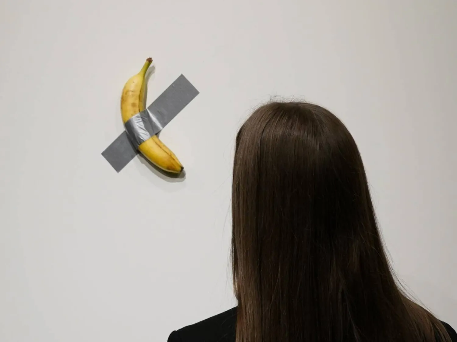 Italian visual artist Maurizio Cattelan's conceptual work 'Comedian' has sold for millions. TIMOTHY A. CLARY / AFP/File
