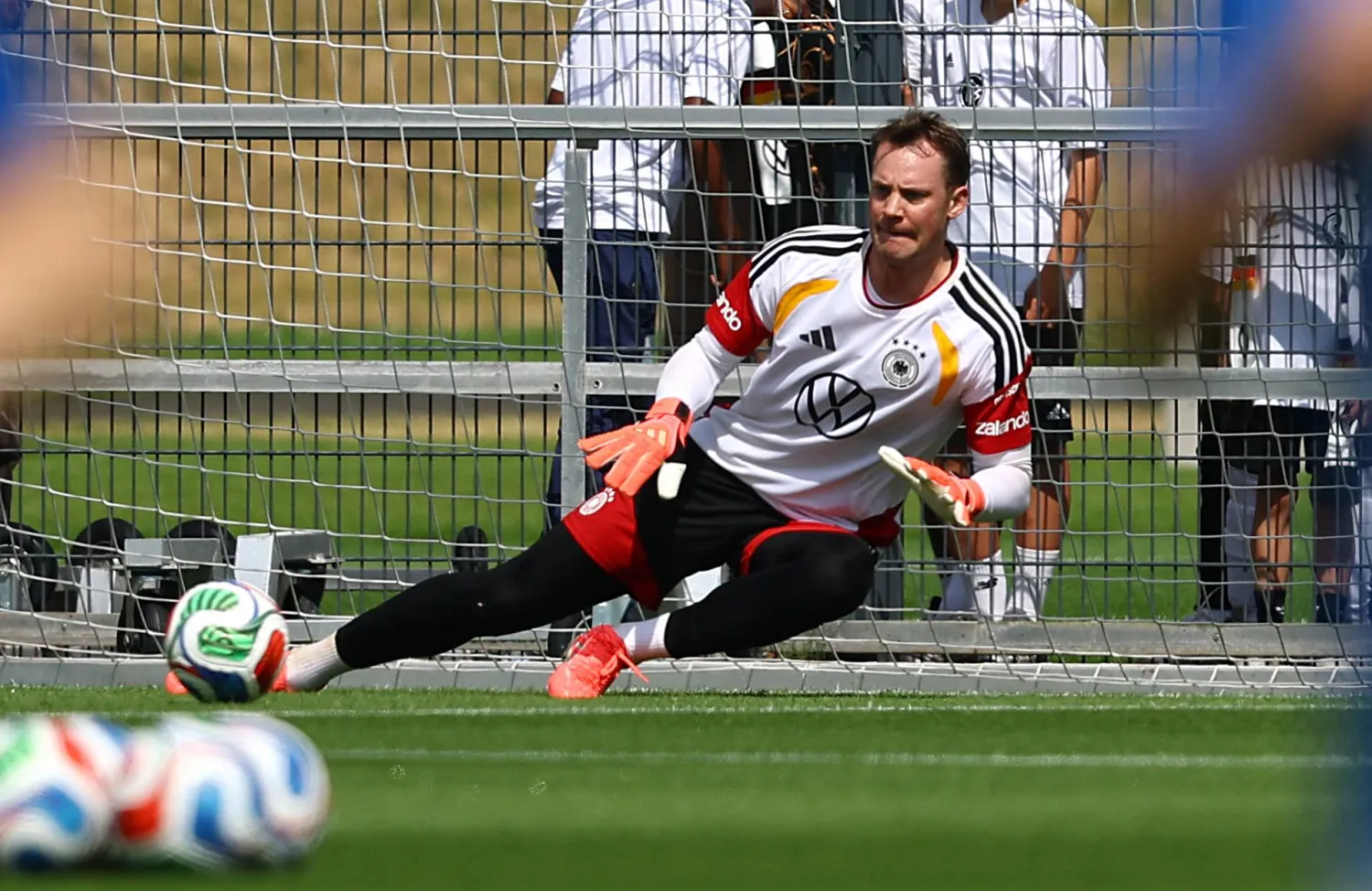 Football - FIFA World Cup 2026 - Germany Training - DFB Campus, Frankfurt, Germany - June 1, 2026 Germany's Manuel Neuer during training. (Reuters)