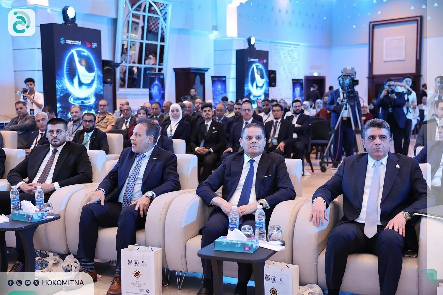 جانب من مشاركة الدبيبة في «اليوم الوطني للتقنية» أول يونيو (حكومة الوحدة)