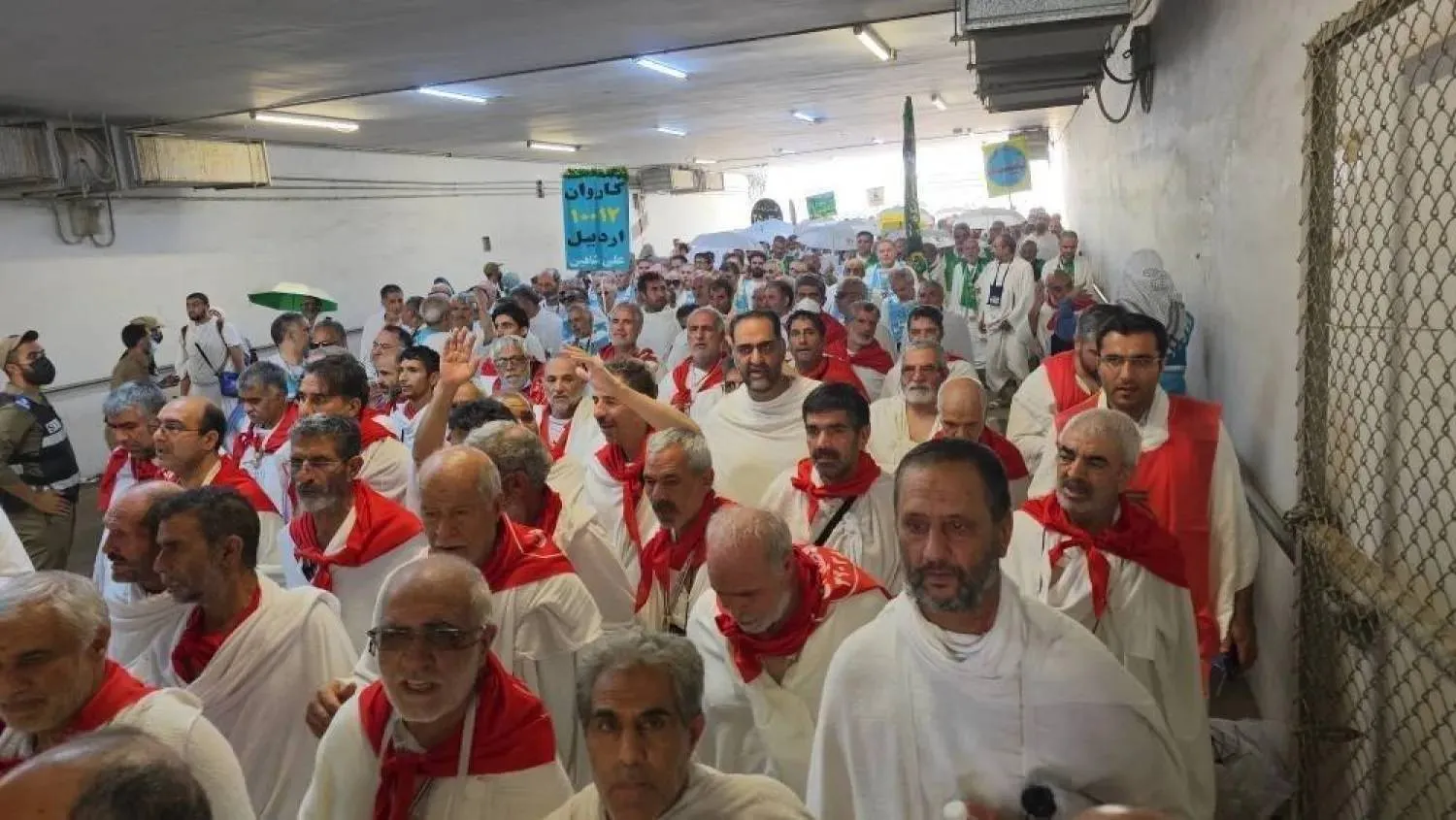 Iranian pilgrims during this year’s Hajj. (Iranian Embassy in Saudi Arabia) 