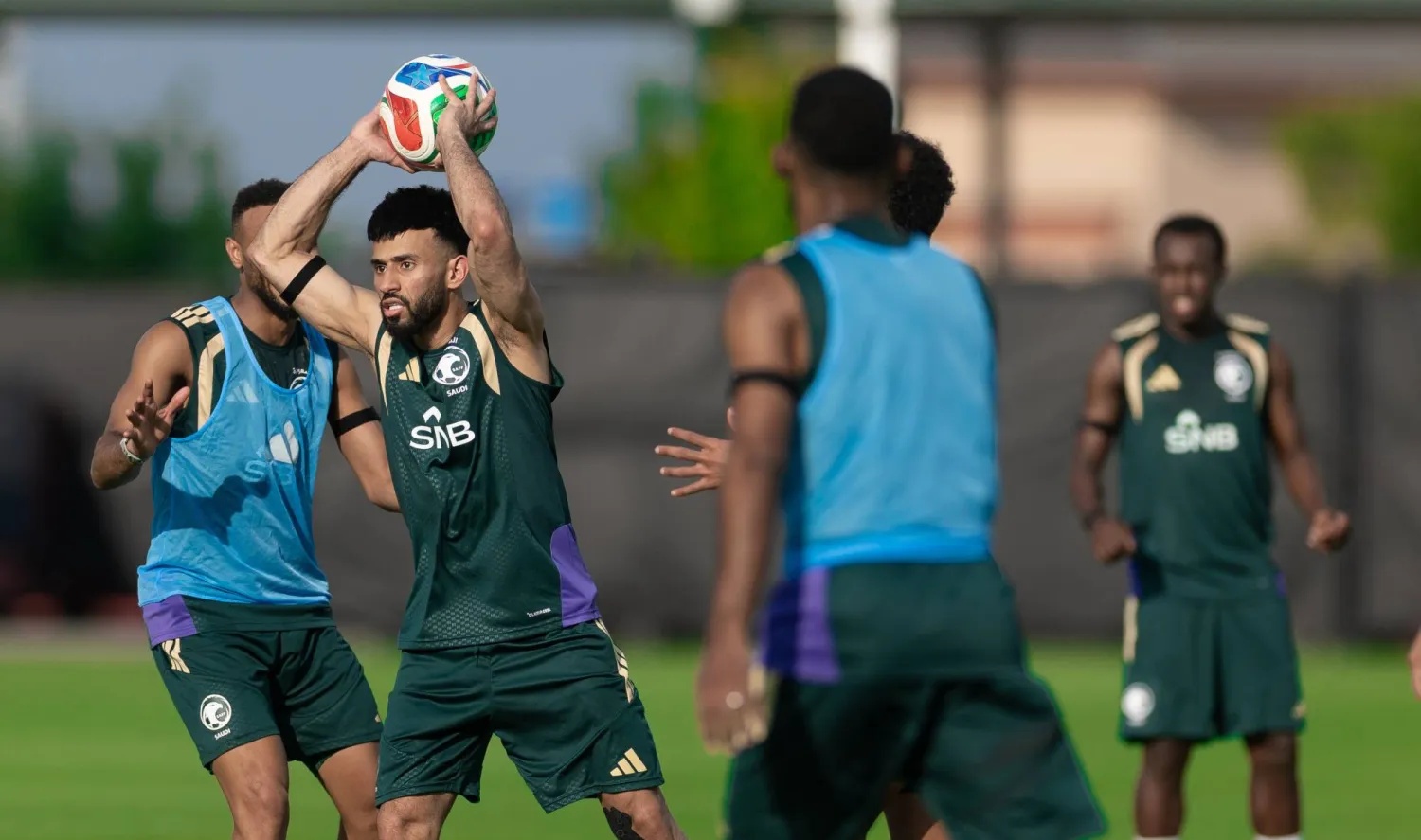 يواصل الأخضر تحضيراته ضمن المرحلة الرابعة والأخيرة للمونديال (المنتخب السعودي) 