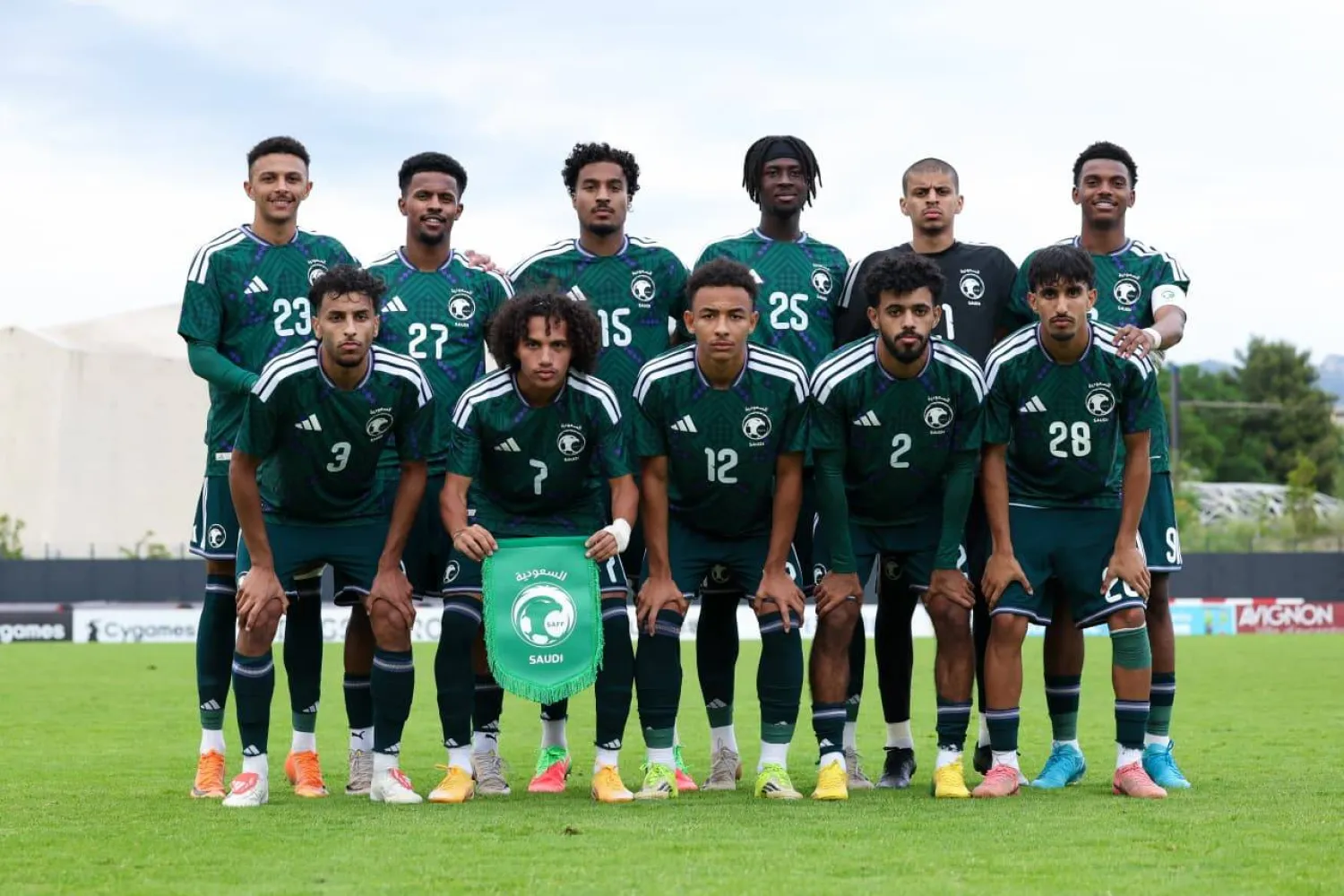 قائمة «الأخضر» في مواجهة كولومبيا (الاتحاد السعودي)