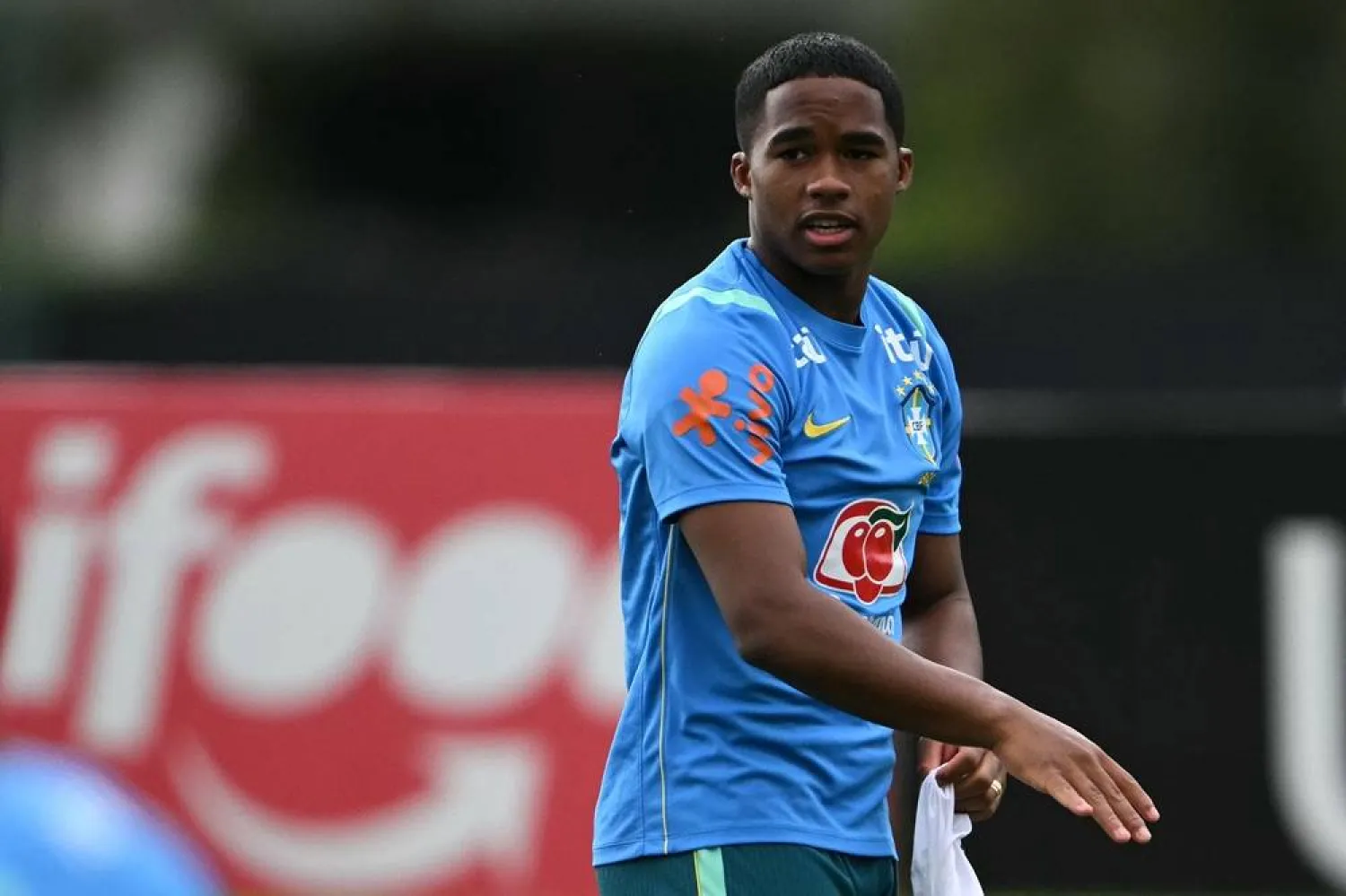  Brazil's forward Endrick attends a training session at the Granja Comary training center in Teresopolis, Rio de Janeiro, Brazil, on May 29, 2026, ahead of the FIFA World Cup 2026. (AFP) 
