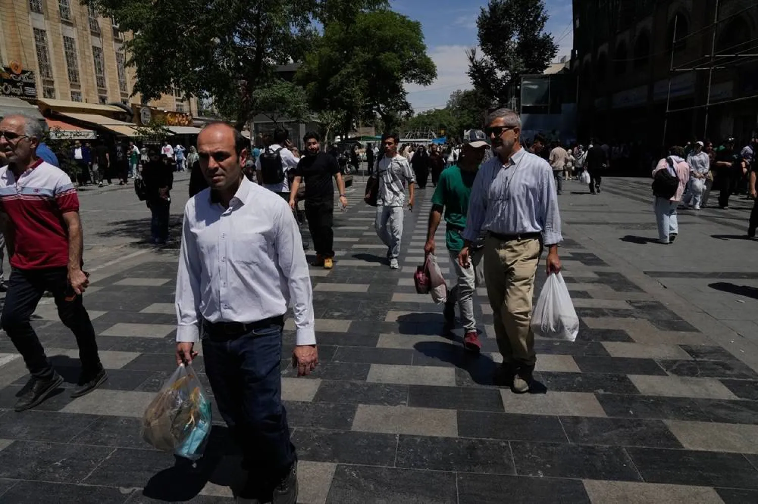  People walk around Tehran's historic Grand Bazaar, Iran, Monday, June 1, 2026. (AP) 
