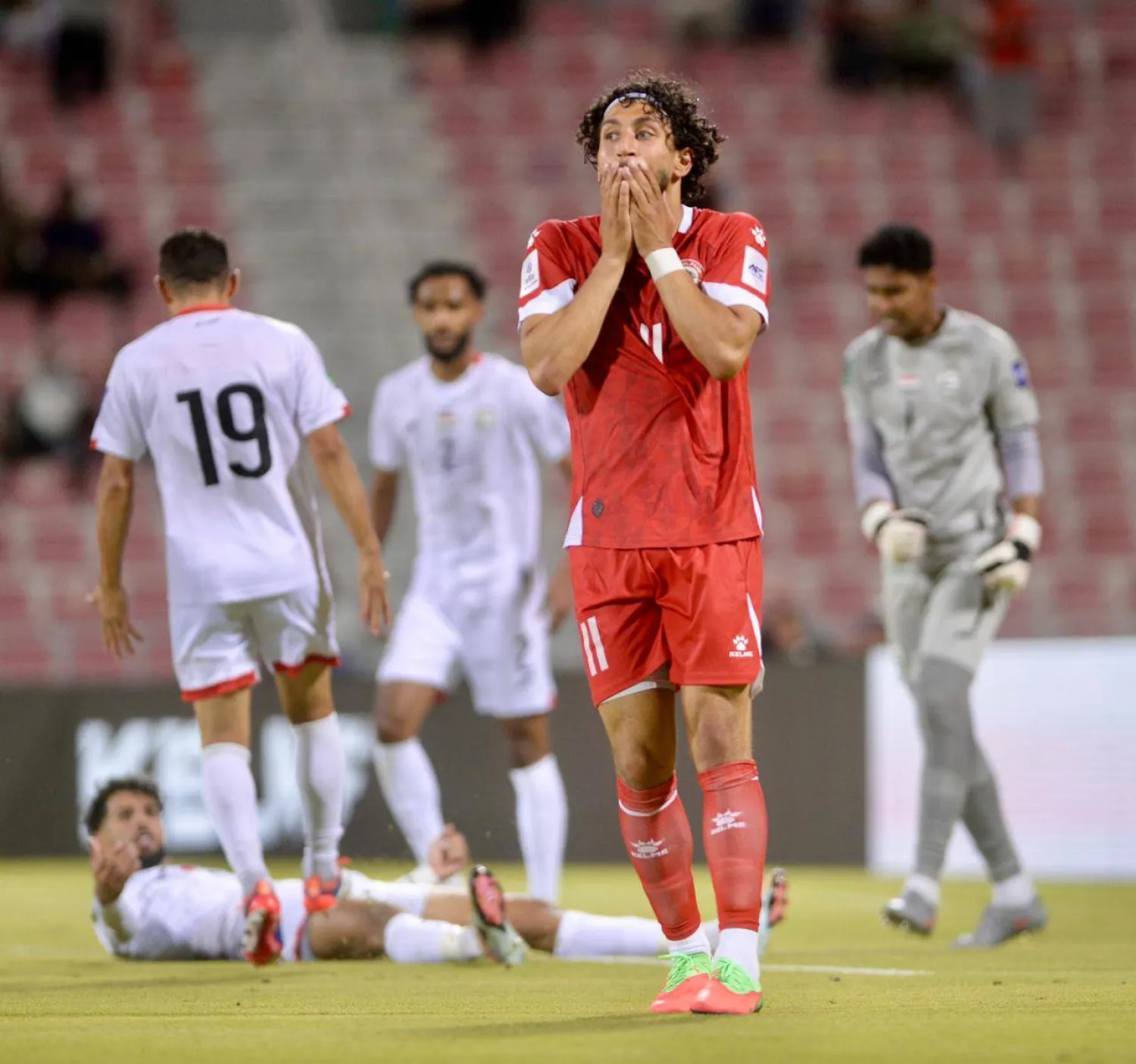 دخل لبنان المباراة متصدراً للمجموعة برصيد 13 نقطة من خمس مباريات (الاتحاد اللبناني)