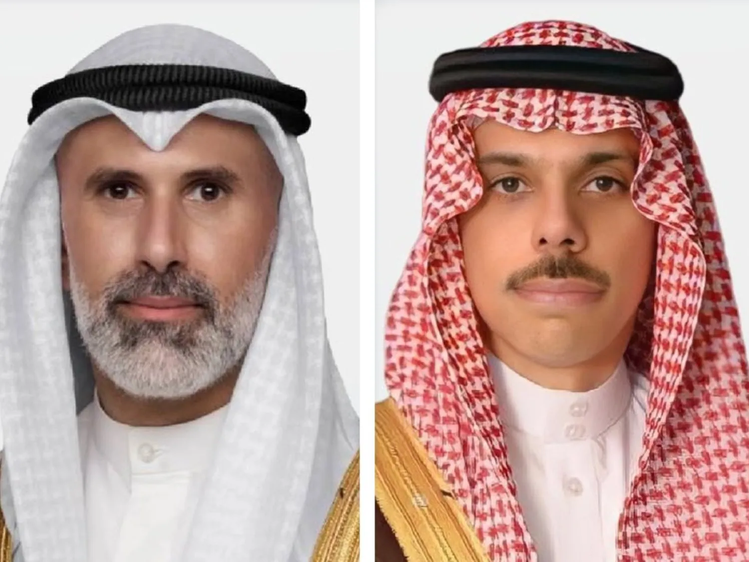 الأمير فيصل بن فرحان والشيخ جراح الصباح (الخارجية السعودية)