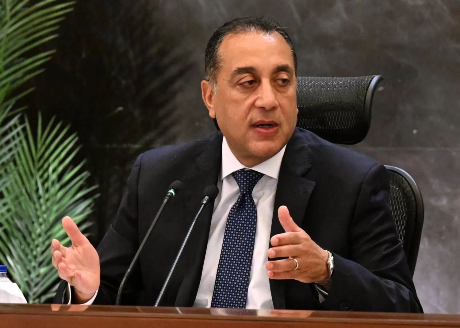 رئيس الحكومة المصرية الدكتور مصطفى مدبولي خلال المؤتمر الصحافي 4 يونيو 2026 (رئاسة مجلس الوزراء)