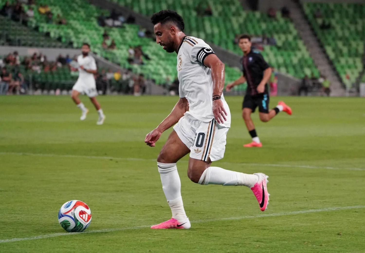 Soccer Football - International Friendly - Puerto Rico v Saudi Arabia - Q2 Stadium, Austin, Texas, US - June 5, 2026 Saudi Arabia's Salem Al-Dawsari in action IMAGN IMAGES via Reuters/Dustin Safranek