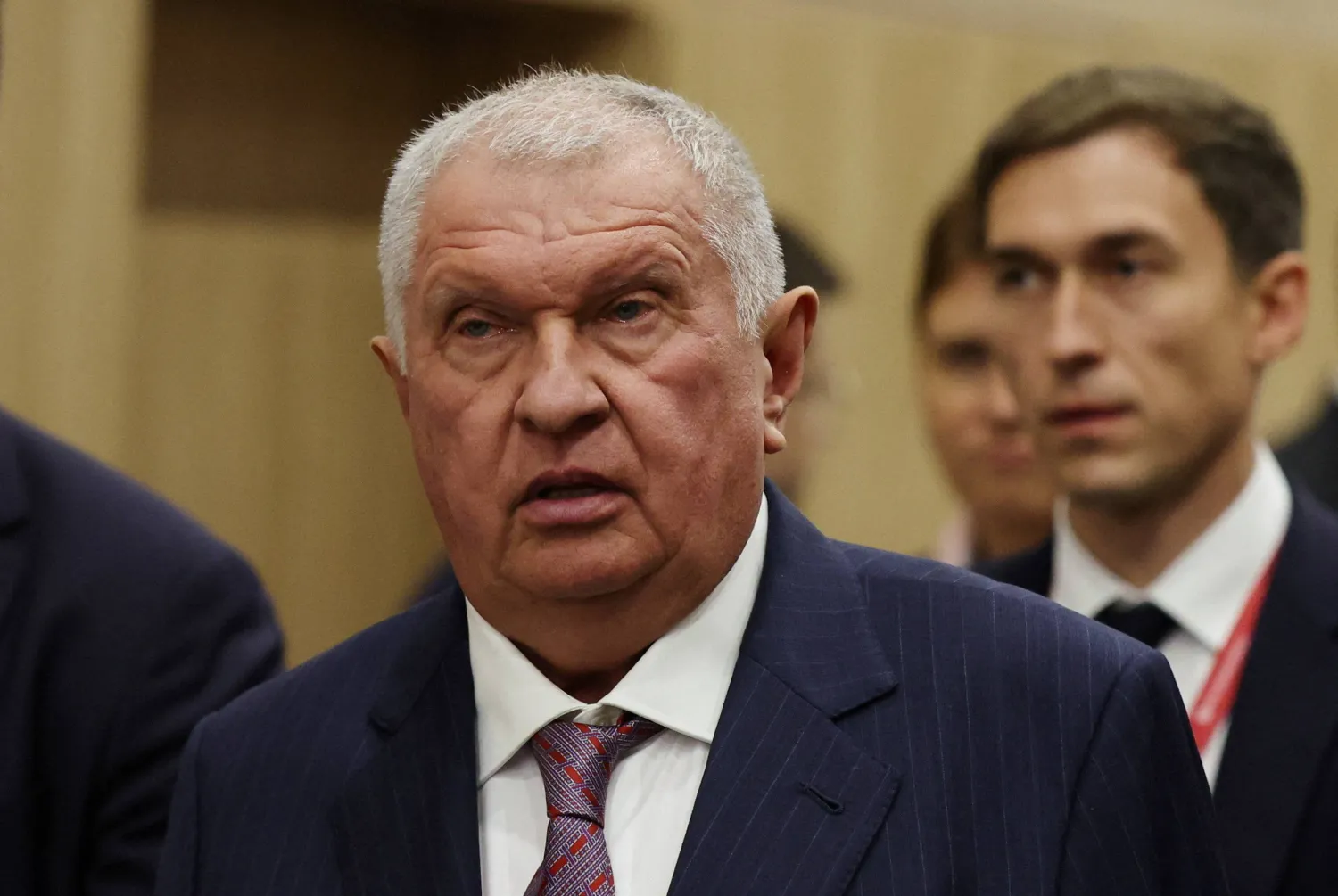 Igor Sechin, Chief Executive Officer of Rosneft, during the St. Petersburg International Economic Forum, June 5, 2026 (Reuters).