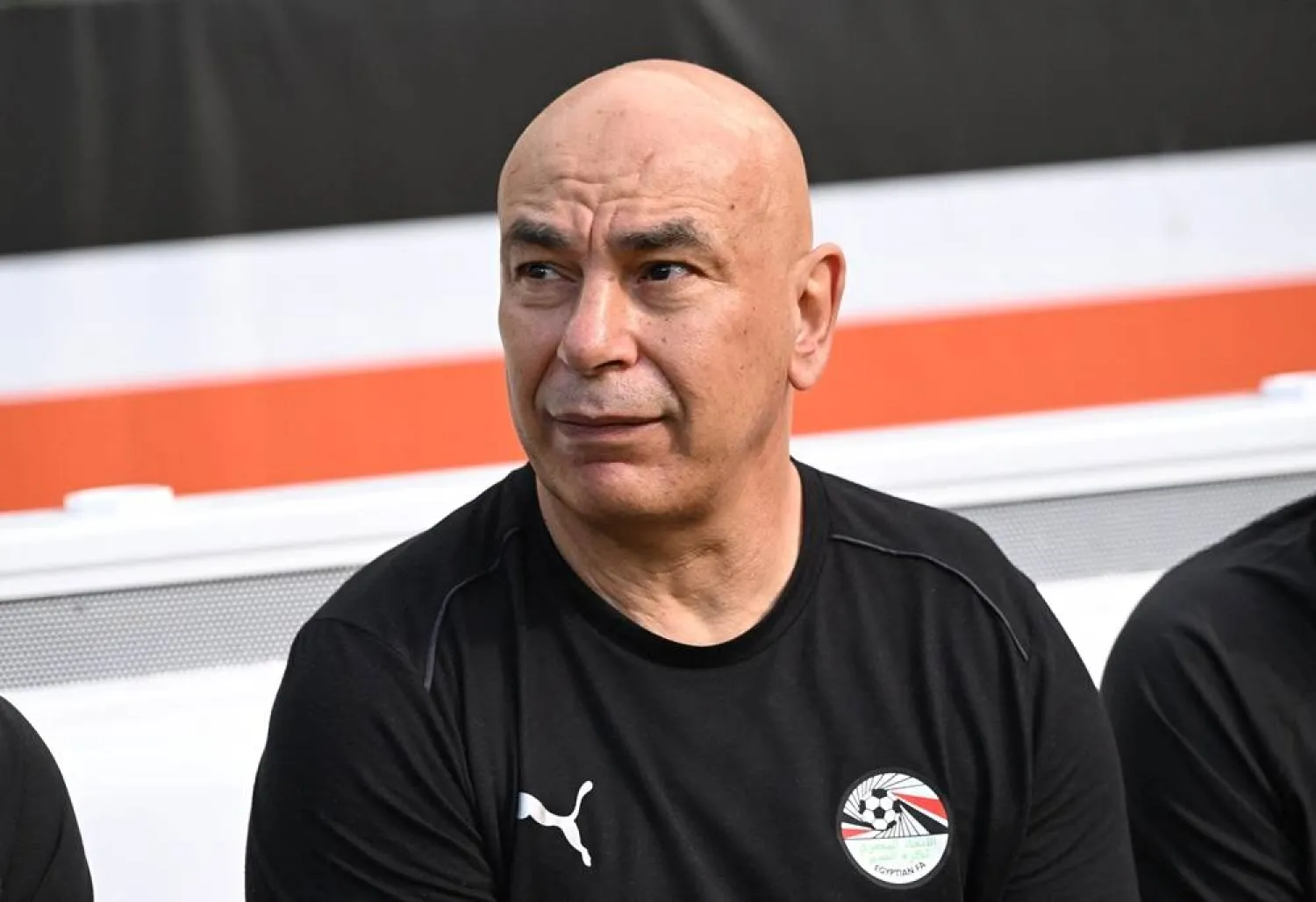Football - International Friendly - Brazil v Egypt - Huntington Bank Field, Cleveland, Ohio, US - June 6, 2026 Egypt coach Hossam Hassan before the match. (Reuters)