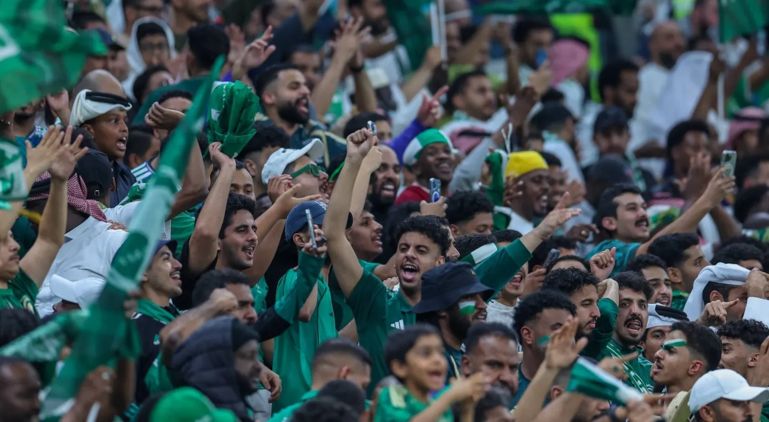 سيمثل وفد الجماهير السعودية روابط الأندية لدعم الأخضر في رحلته المونديالية (مجلس جمهور المنتخب السعودي)