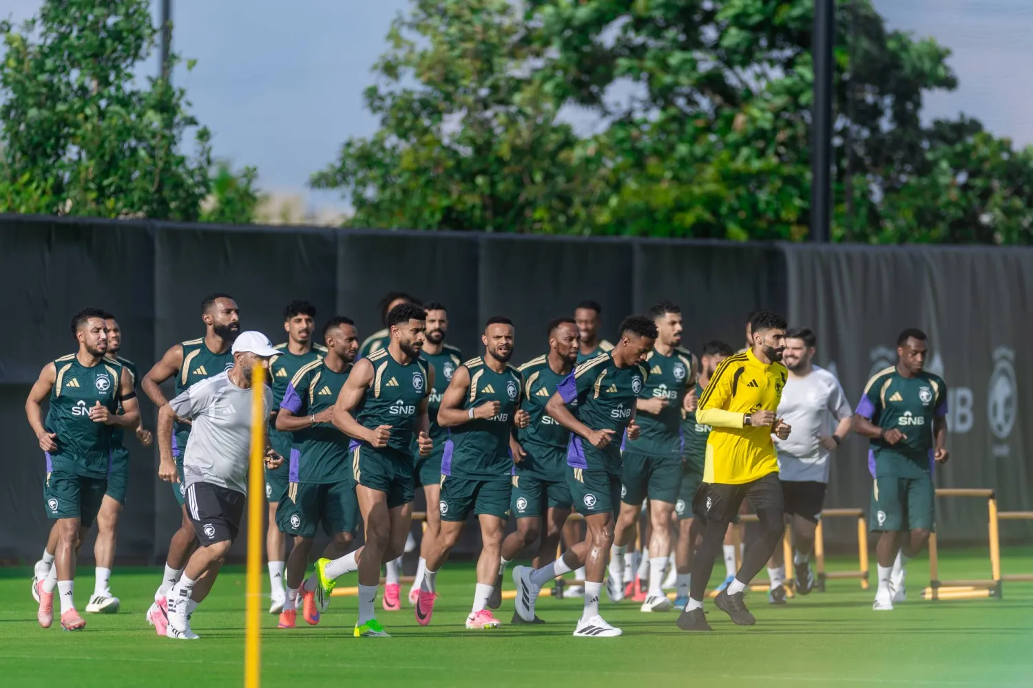 لاعبو السعودية يواصلون تحضيراتهم للمجموعة الصعبة (المنتخب السعودي)