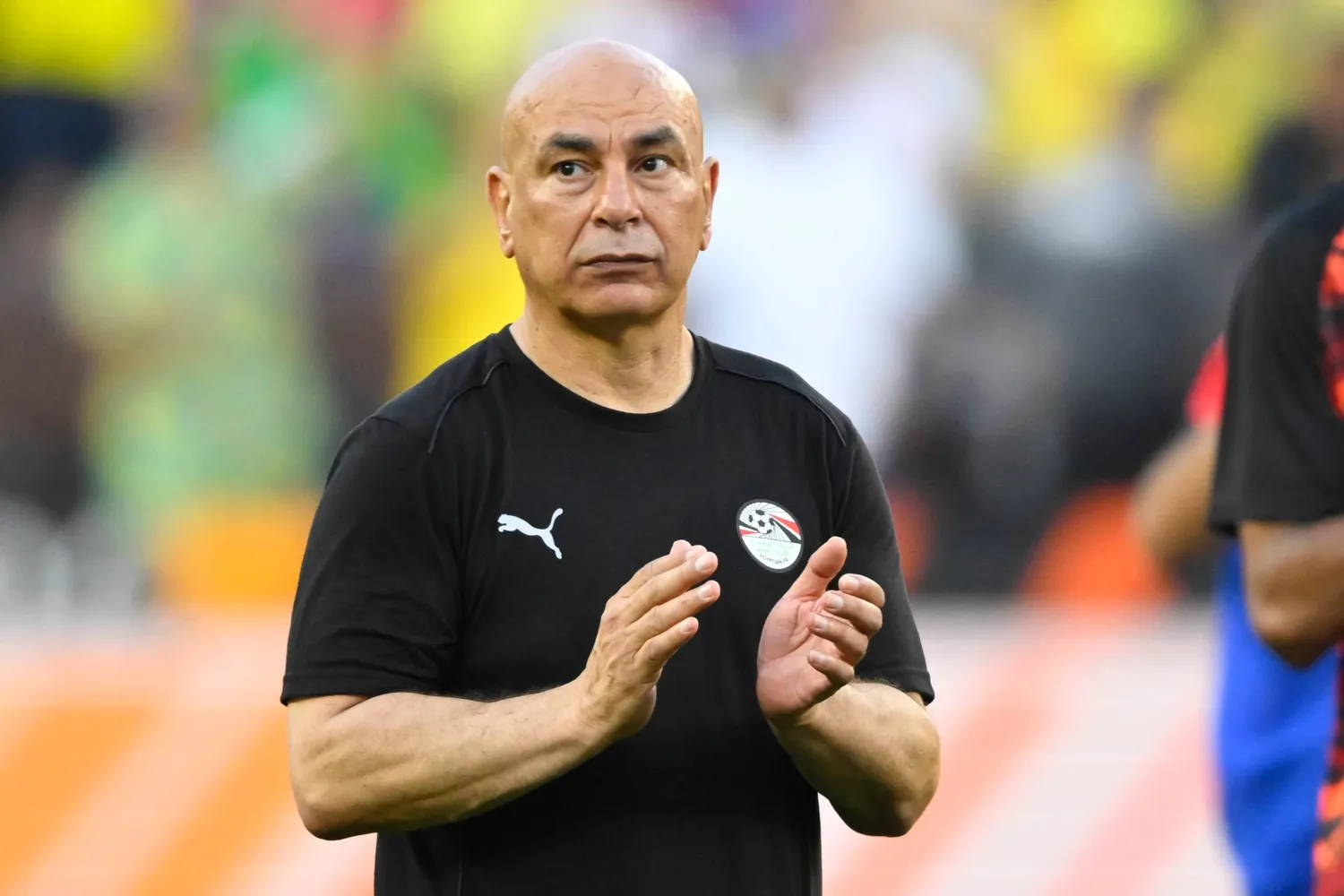 حسام حسن المدير الفني للمنتخب المصري (أ.ب)