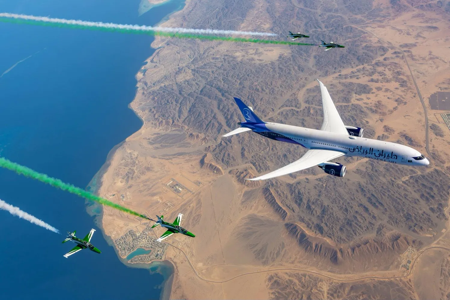 Riyadh Air’s new aircraft enters Saudi airspace (X)