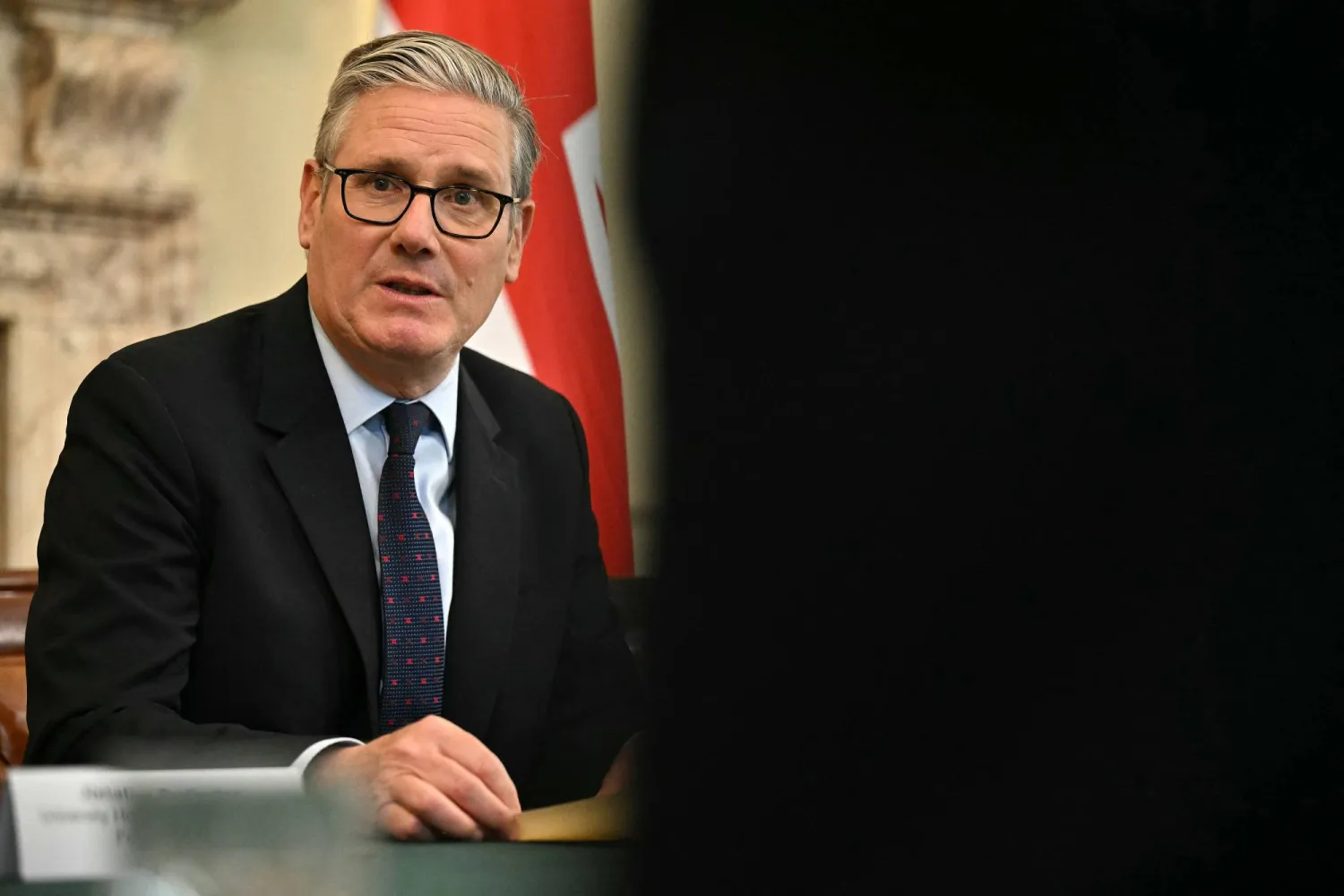  Britain's Prime Minister Keir Starmer hosts a roundtable meeting for leaders of NHS Trusts, at 10 Downing Street in central London on June 9, 2026. (AFP)