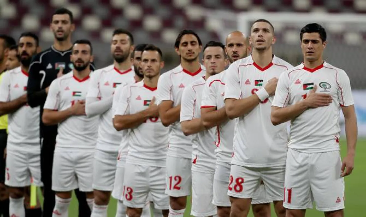 منتخب فلسطين تعادل مع نظيره القيرغيزي (رويترز)