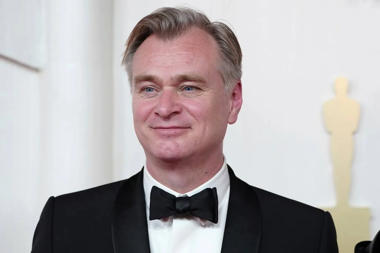  Christopher Nolan arrives at the Oscars on March 10, 2024, at the Dolby Theatre in Los Angeles. (AP)