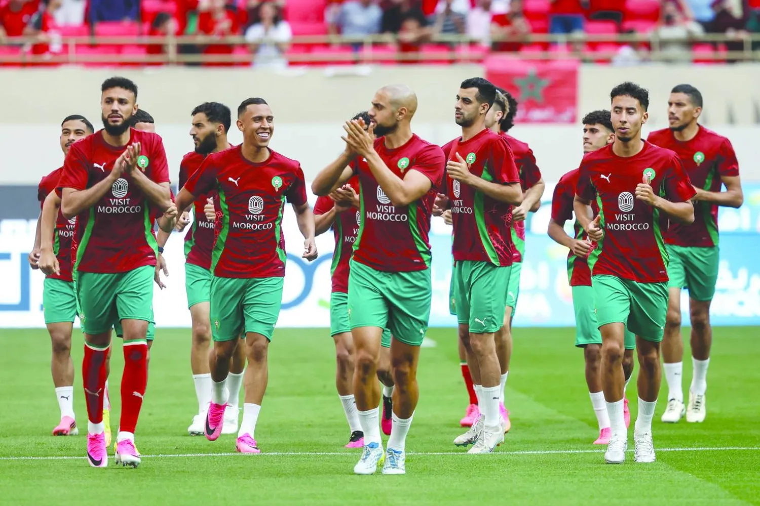 نجوم منتخب المغرب رفعوا سقف التحدي في مونديال 2026 (أ.ف.ب)