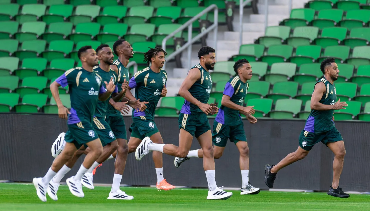 بعثة المنتخب السعودي ستغادر عبر طائرة خاصة إلى ميامي السبت (المنتخب السعودي) 