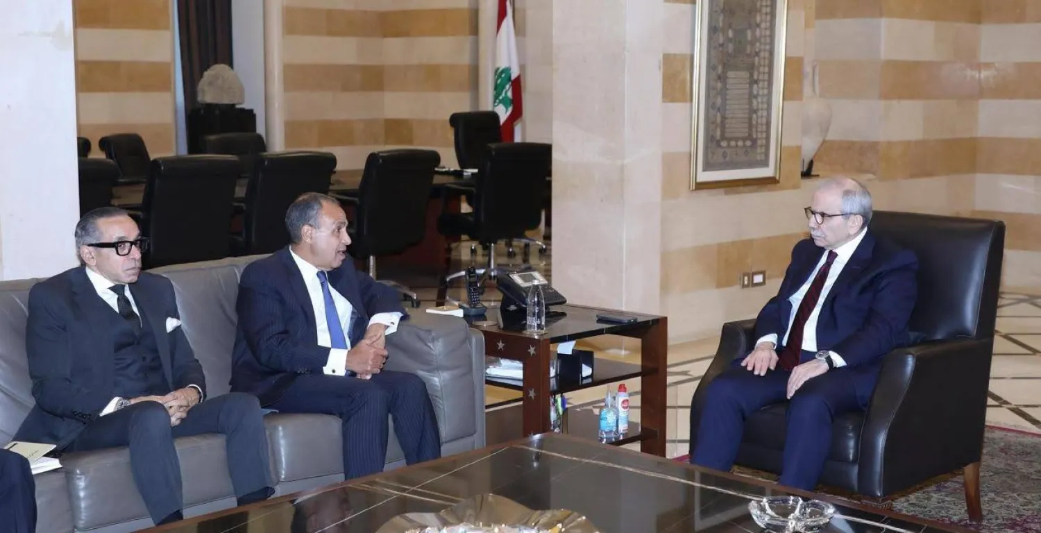 محادثات سابقة بين وزير الخارجية المصري بدر عبد العاطي ورئيس الوزراء اللبناني نواف سلام في بيروت (الخارجية المصرية)