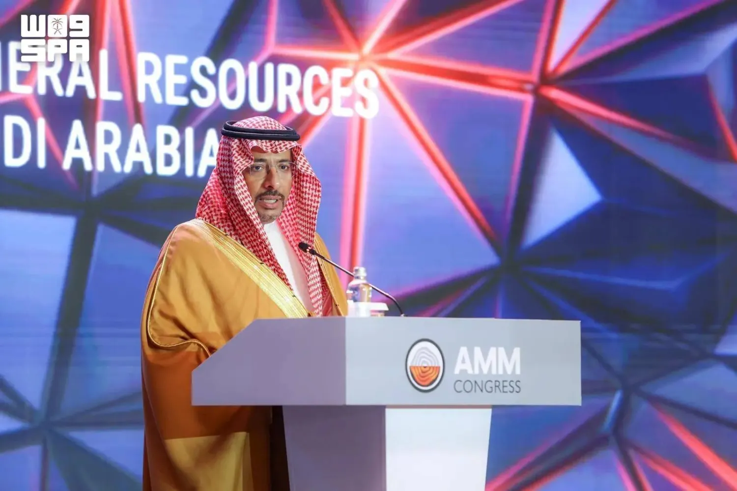 Saudi Minister of Industry and Mineral Resources Bandar Alkhorayef said Kazakhstan is a trusted partner in the critical minerals sector. (SPA)