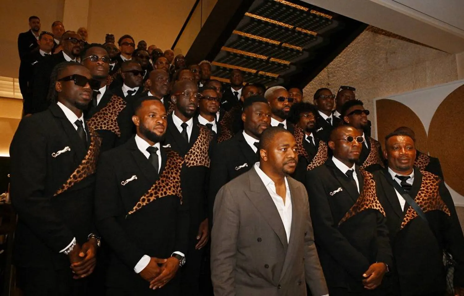 Omni Houston Hotel, Houston, Texas, US - June 11, 2026 DR Congo players arrive at the hotel in Houston ahead of the FIFA World Cup. (Reuters)