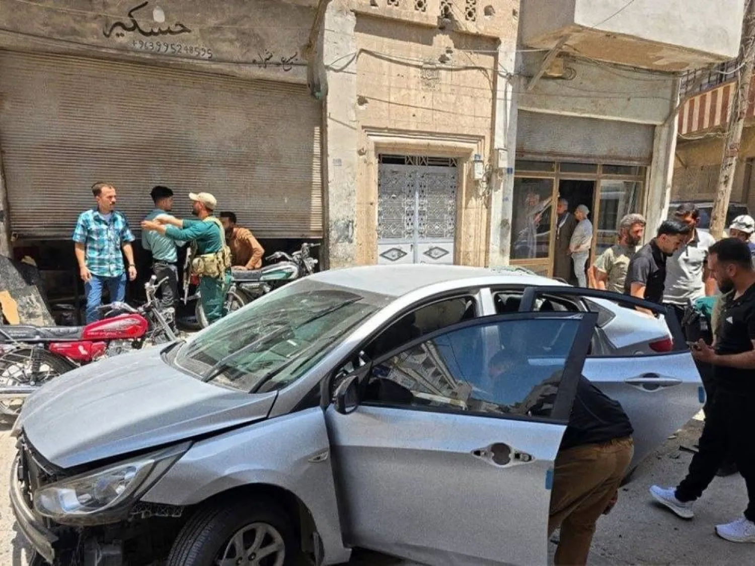 انفجار داخل سيارة مدنية في مدينة الباب بمحافظة حلب الأحد (الإخبارية السورية)