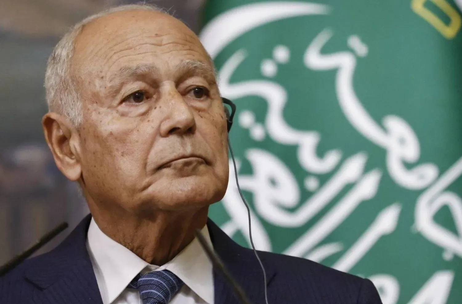 Secretary-General of the Arab League Ahmed Aboul Gheit. (Asharq Al-Awsat)
