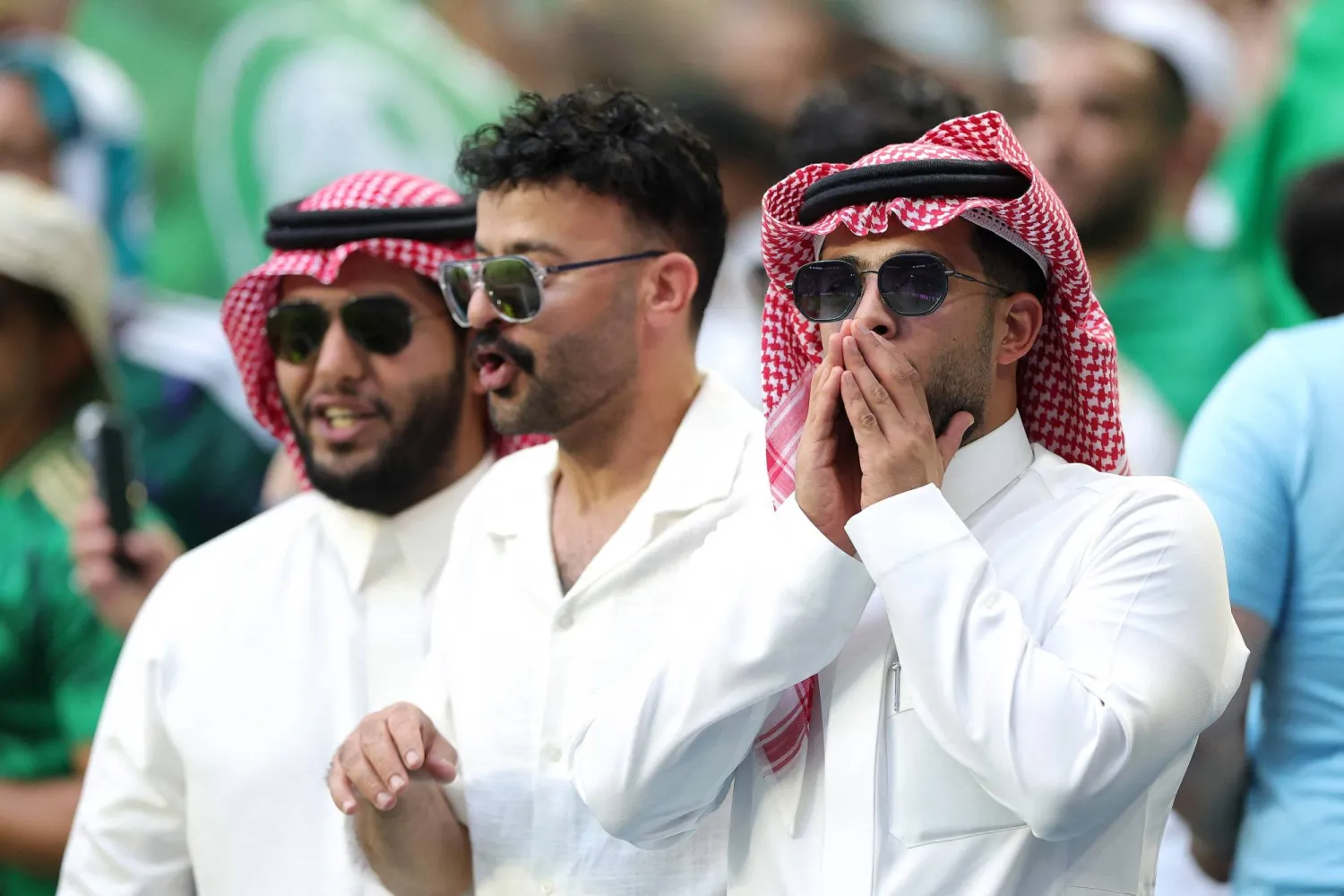 الزي السعودي حاضر في ميامي (أ.ف.ب)