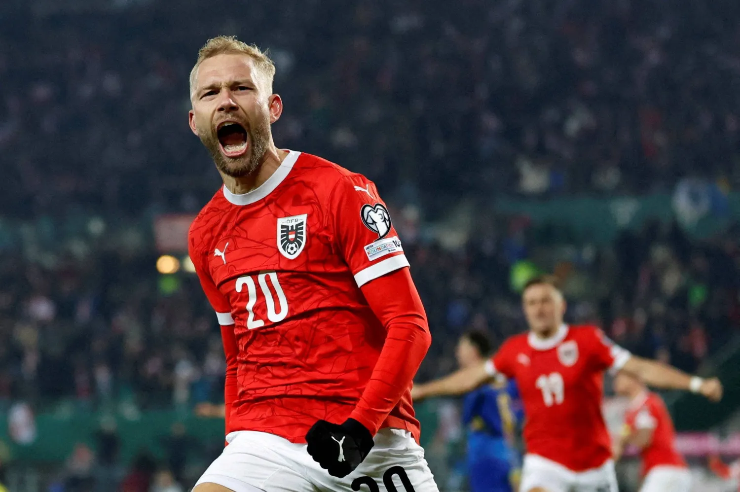 لاعب الوسط النمساوي كونراد لايمر (رويترز)