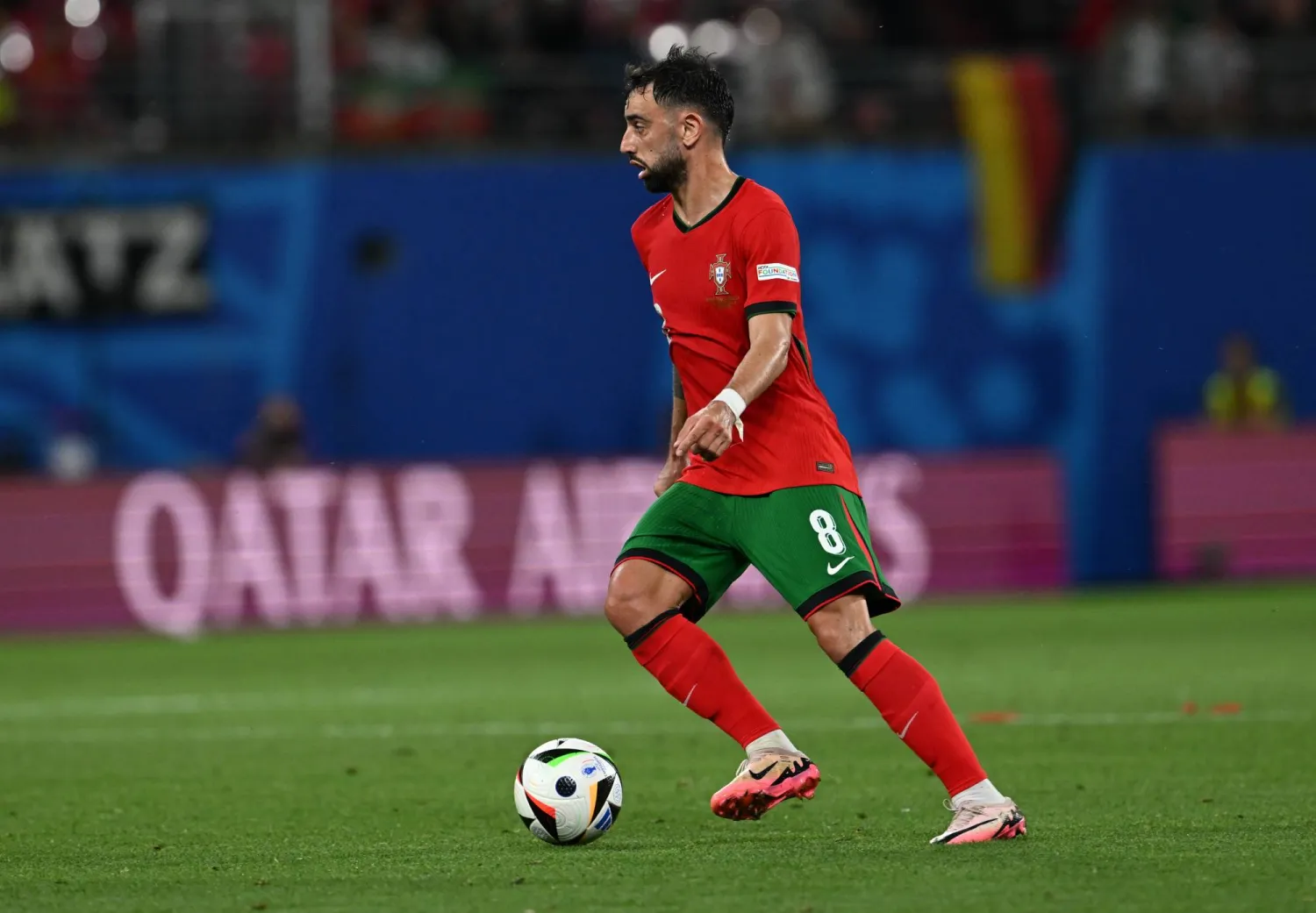 برونو فيرنانديز لاعب وسط منتخب البرتغال (د.ب.أ)