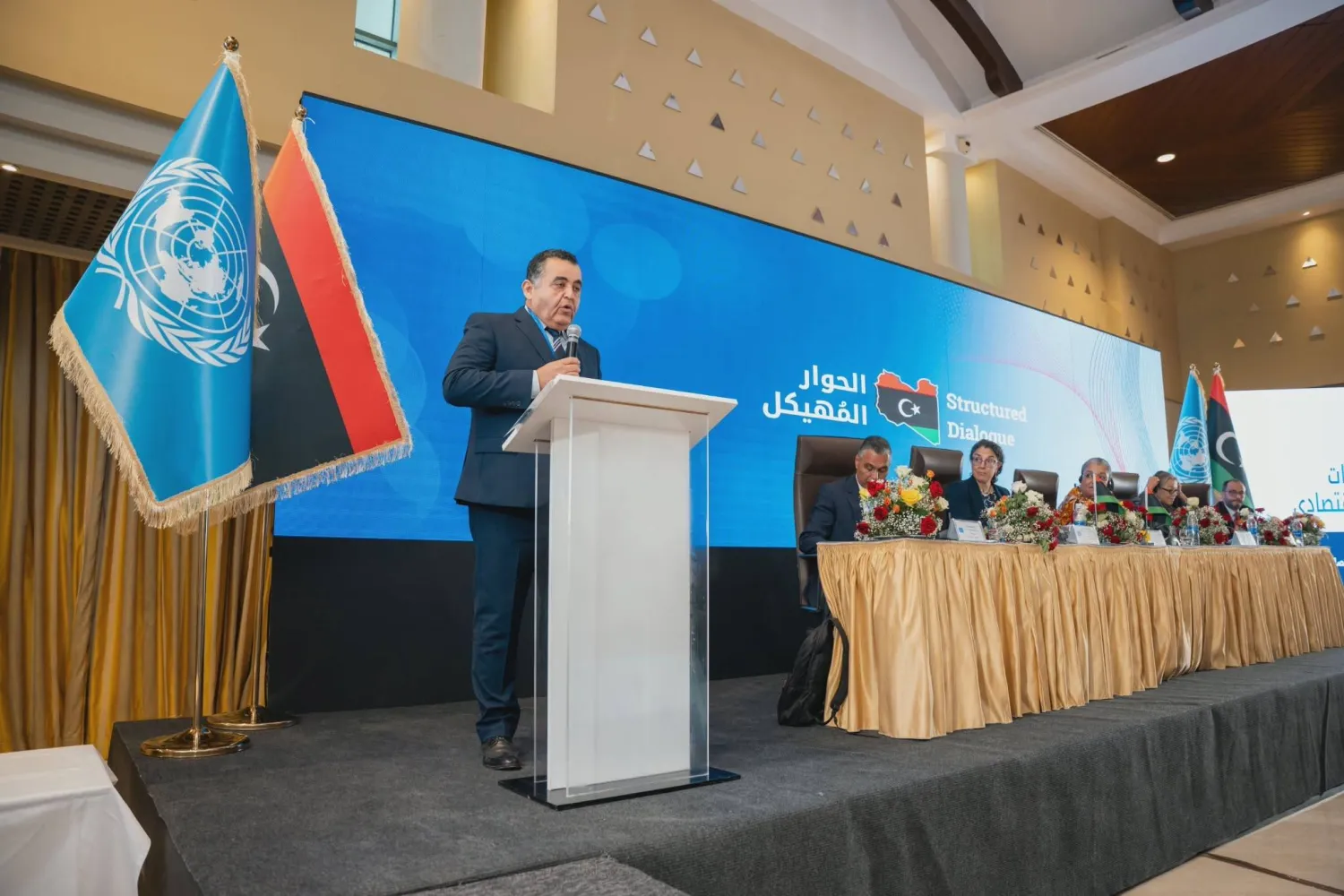 من الجلسة الختامية للحوار المهيكل الذي رعته الأمم المتحدة في طرابلس (البعثة الأممية)