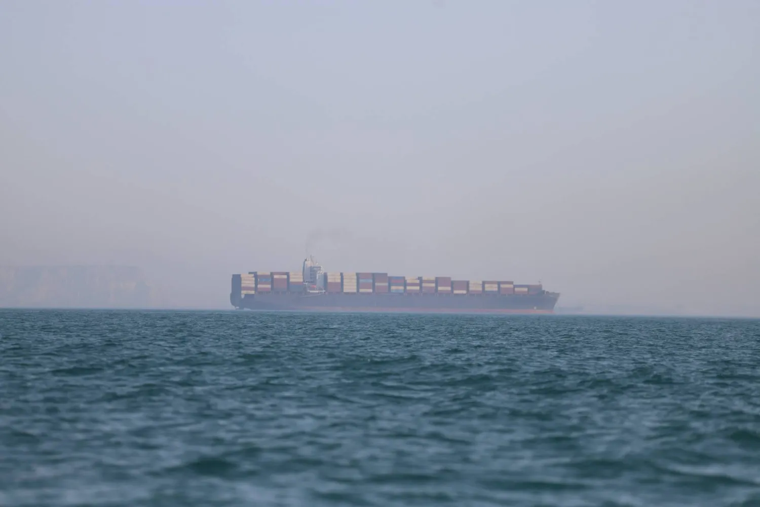 Vessels in the Strait of Hormuz near the beach of Bandar Abbas, Iran, June 17, 2026. Amirhosein Khorgooi/ISNA/via WANA (West Asia News Agency)/Handout via REUTERS