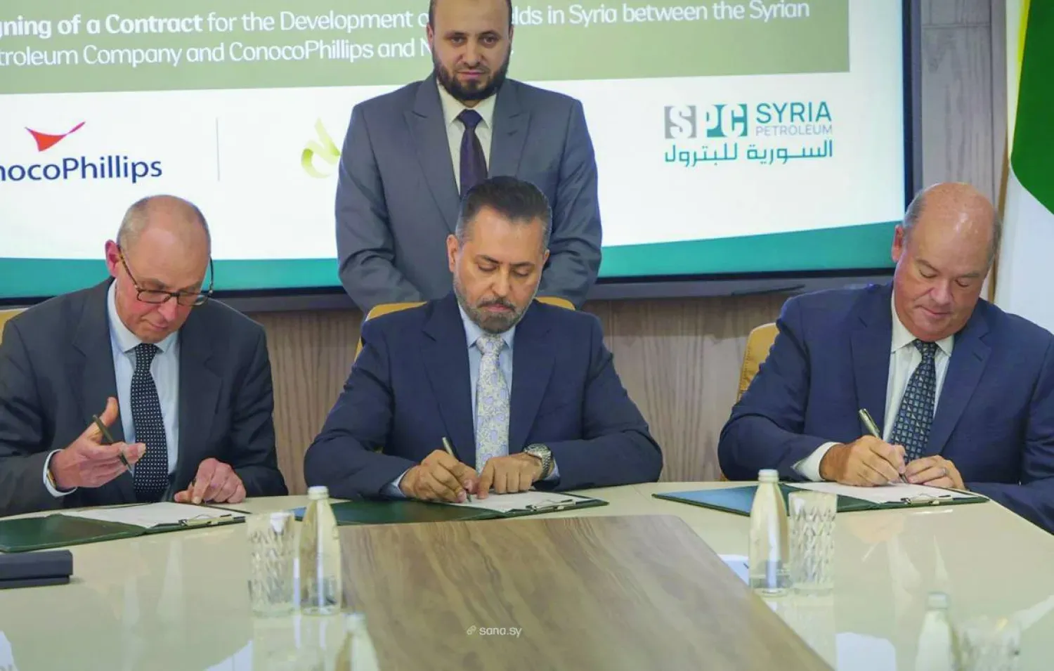 Suriye Petrol Şirketi ile Amerikan şirketleri ConocoPhillips ve Novaterra Energy arasında sözleşme imzalandı, (SANA)