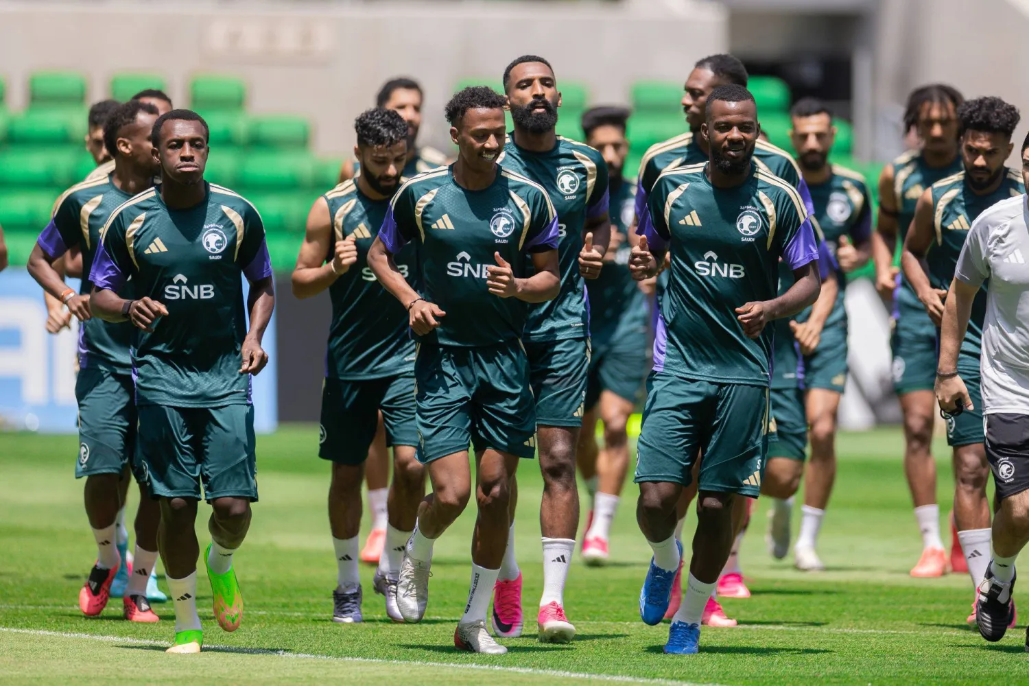 من تدريبات الأخضر في معسكر أوستن (الشرق الأوسط)