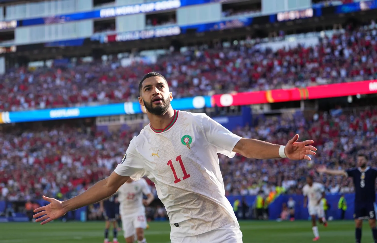 بات الصيباري ثاني لاعب أفريقي ينجح في التسجيل خلال أول مباراتين له في كأس العالم (د.ب.أ)