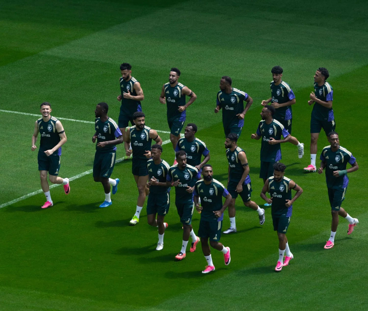 المنتخب السعودي واصل تحضيراته لإسبانيا (المنتخب السعودي)