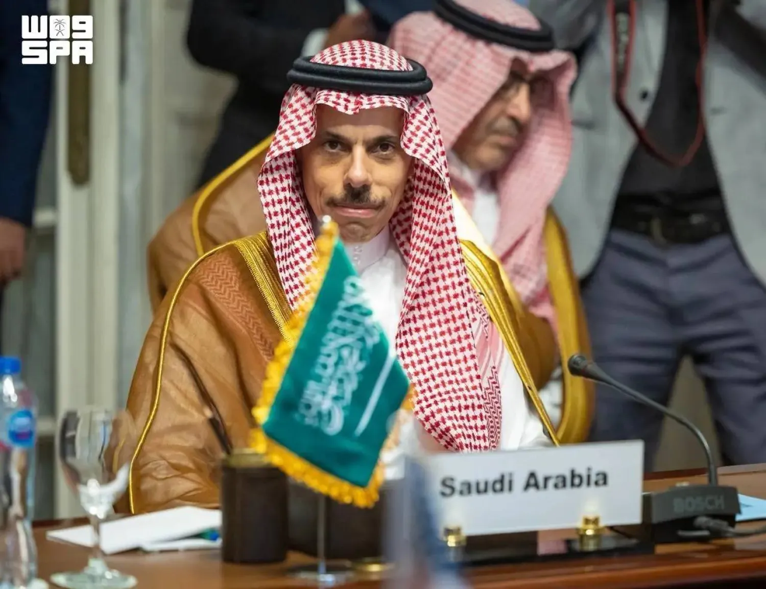 Saudi Minister of Foreign Affairs Prince Faisal bin Farhan bin Abdullah.(SPA)