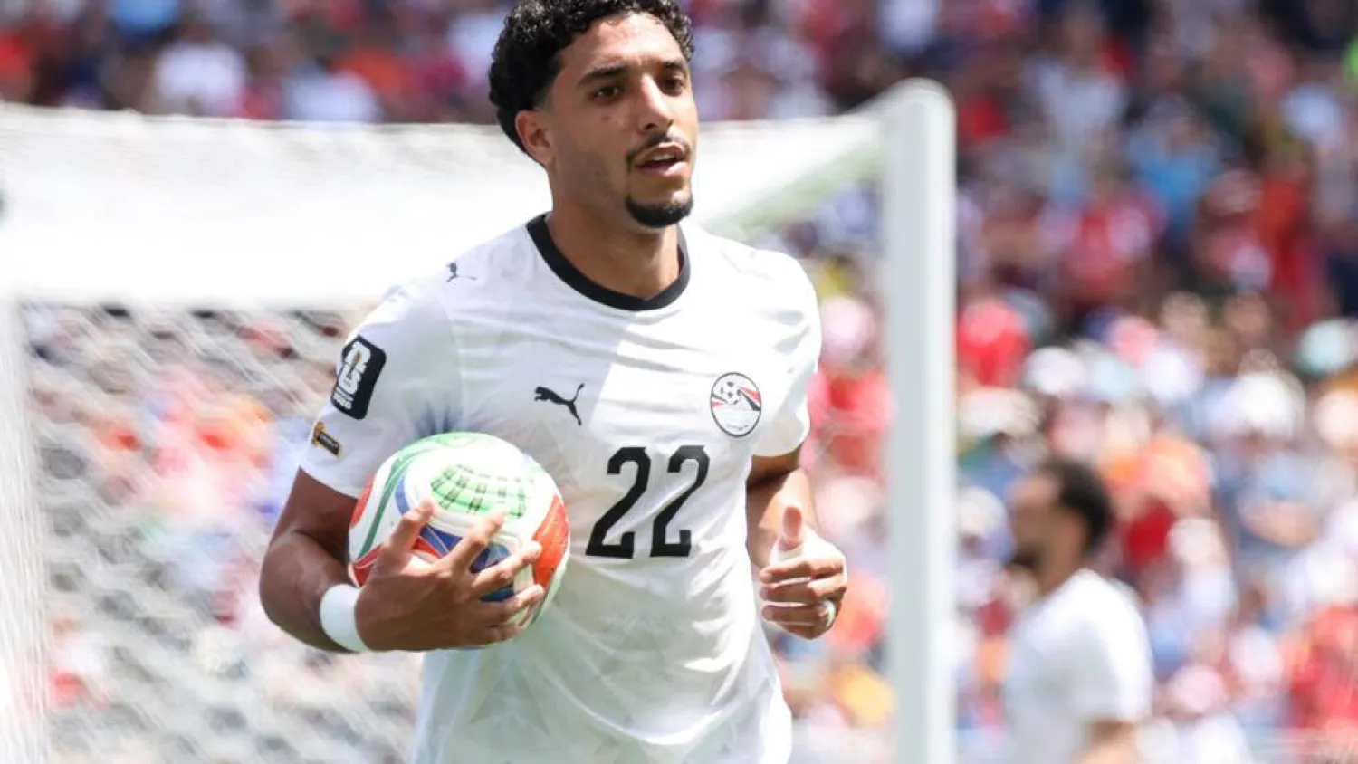 Omar Marmoush is aiming to fire Egypt to a first World Cup win. ALEX GRIMM / GETTY IMAGES NORTH AMERICA/AFP
