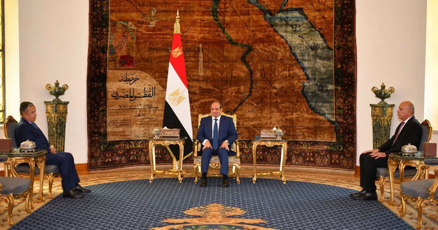 Mısır Cumhurbaşkanı Abdulfettah Sisi, ülkesinin, Nebil Fehmi’nin Arap Birliği Genel Sekreterliği adaylığına tam destek verdiğini vurguladı. (Mısır Cumhurbaşkanlığı)