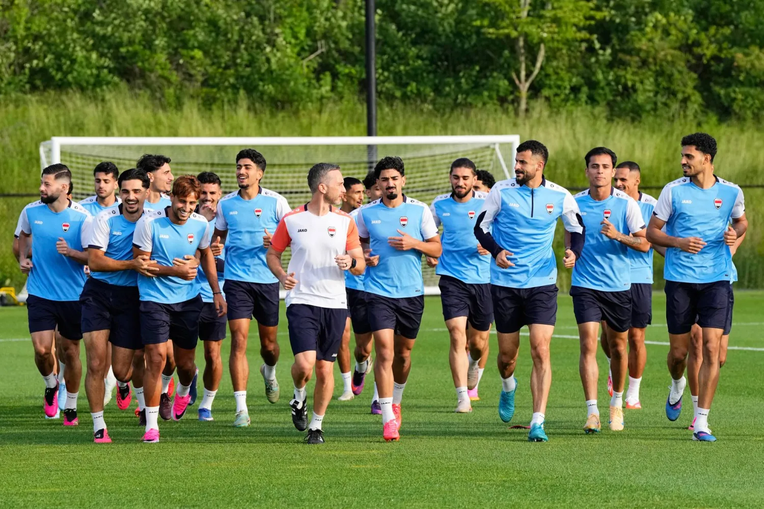 المنتخب العراقي يستعد لخوض الإختبار الصعب ضد فرنسا (اب)