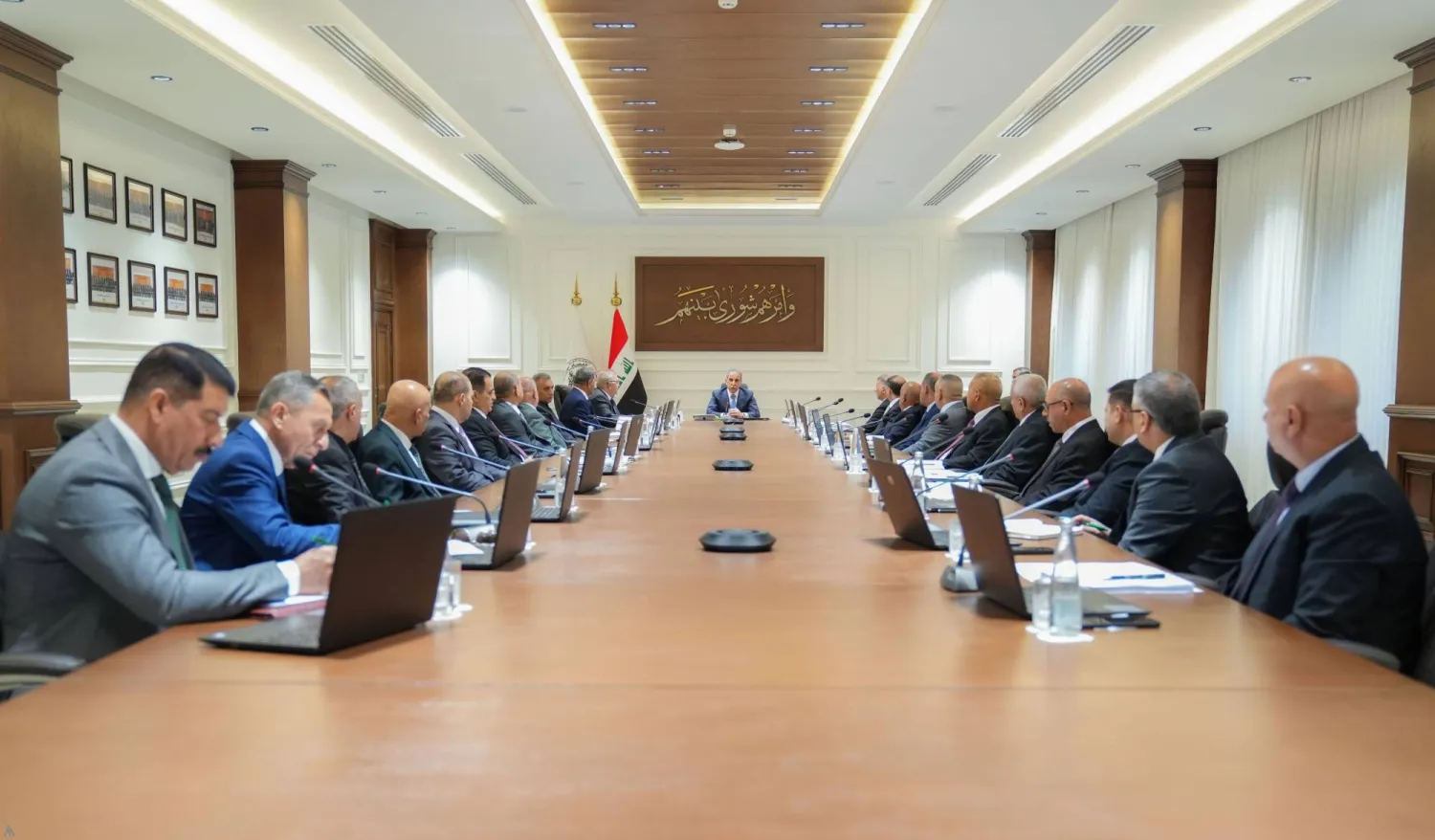 من اجتماع ل«مجلس القضاء الأعلى«برئاسة فائق زيدان (وكالة الانباء العراقية)